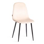 Стул BREEZE (mod. JSC-58),creamy (кремовый) HLR 5 / черный