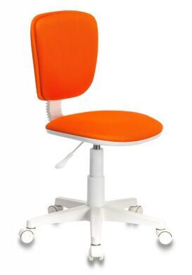 Кресло детское Бюрократ CH-W204NX оранжевый TW-96-1